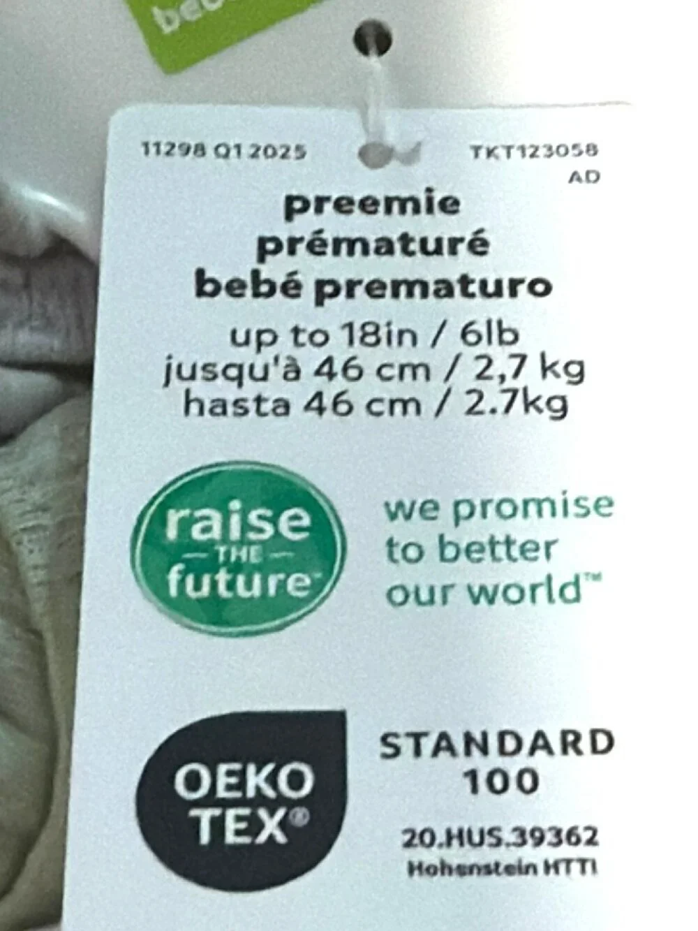 Carters Preemie Baby Bodysuits 3-Pack Moon & Stars Green & Gray